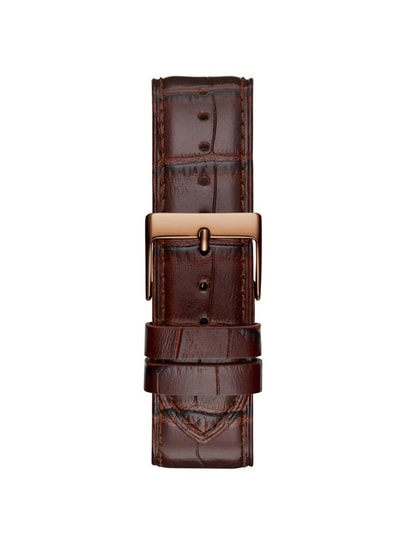 Shop Authentic Guess Gadget Brown Dial Brown Leather Strap Watch for Men - GW0570G2 - Luxxuri
