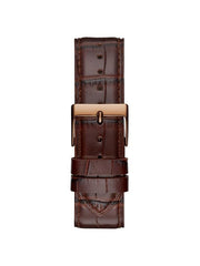  Shop Authentic Guess Gadget Brown Dial Brown Leather Strap Watch for Men - GW0570G2 - Luxxuri