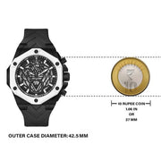  Shop Authentic Guess Formula Chronograph Black Dial Black Silicone Strap Watch For Men - GW0579G1 - Luxxuri
