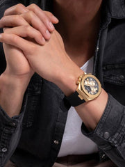  Shop Authentic Guess Empire Chronograph Quartz Black Dial Black Silicon Strap Watch For Men - GW0583G2 - Luxxuri