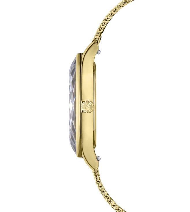  Shop Authentic Swarovski Octea Nova Analog Gold Dial Gold Mesh Strap Watch for Women - 5649993 - Luxxuri