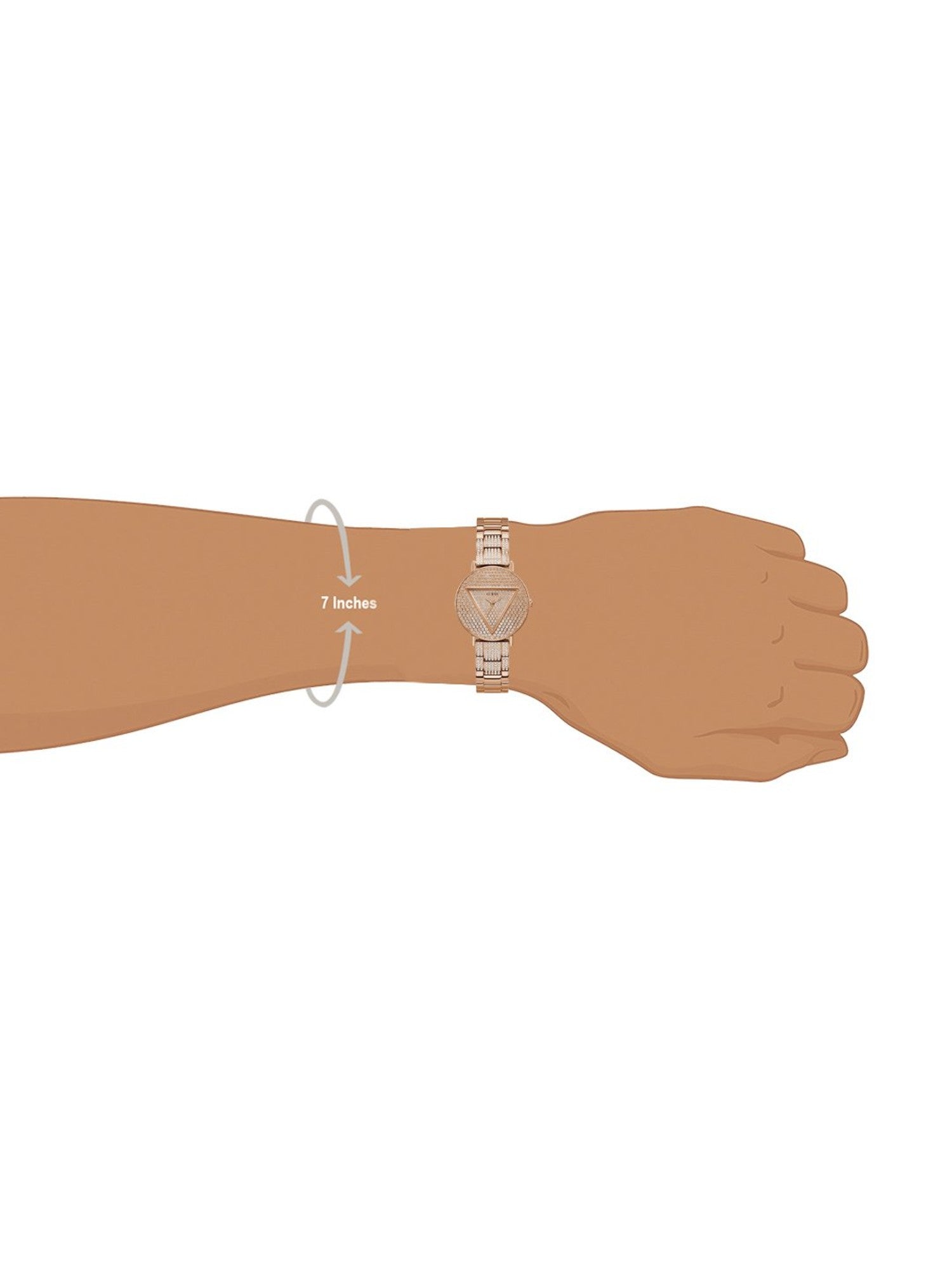  Shop Authentic Guess Trend Diamonds Rose Gold Dial Rose Gold Steel Strap Watch for Women - GW0512L3 - Luxxuri