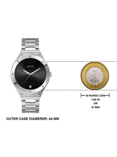  Shop Authentic Guess Scope Black Dial Silver Steel Strap Watch for Men - GW0427G1 - Luxxuri