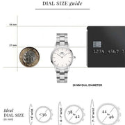  Shop Authentic Daniel Wellington Iconic Link White Dial Silver Steel Strap Watch For Women - DW00100207 - Luxxuri
