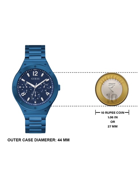  Shop Authentic Guess Scope Multifunction Blue Dial Blue Steel Strap Watch for Men - GW0454G4 - Luxxuri