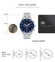  Shop Authentic Movado Heritage Calendoplan Chronograph Blue Dial Silver Steel Strap Watch For Men - 3650124 - Luxxuri