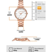 Shop Authentic Michael Kors Pyper Three-Hand White Dial Rose Gold Steel Strap Watch For Women - MK4594 - Luxxuri