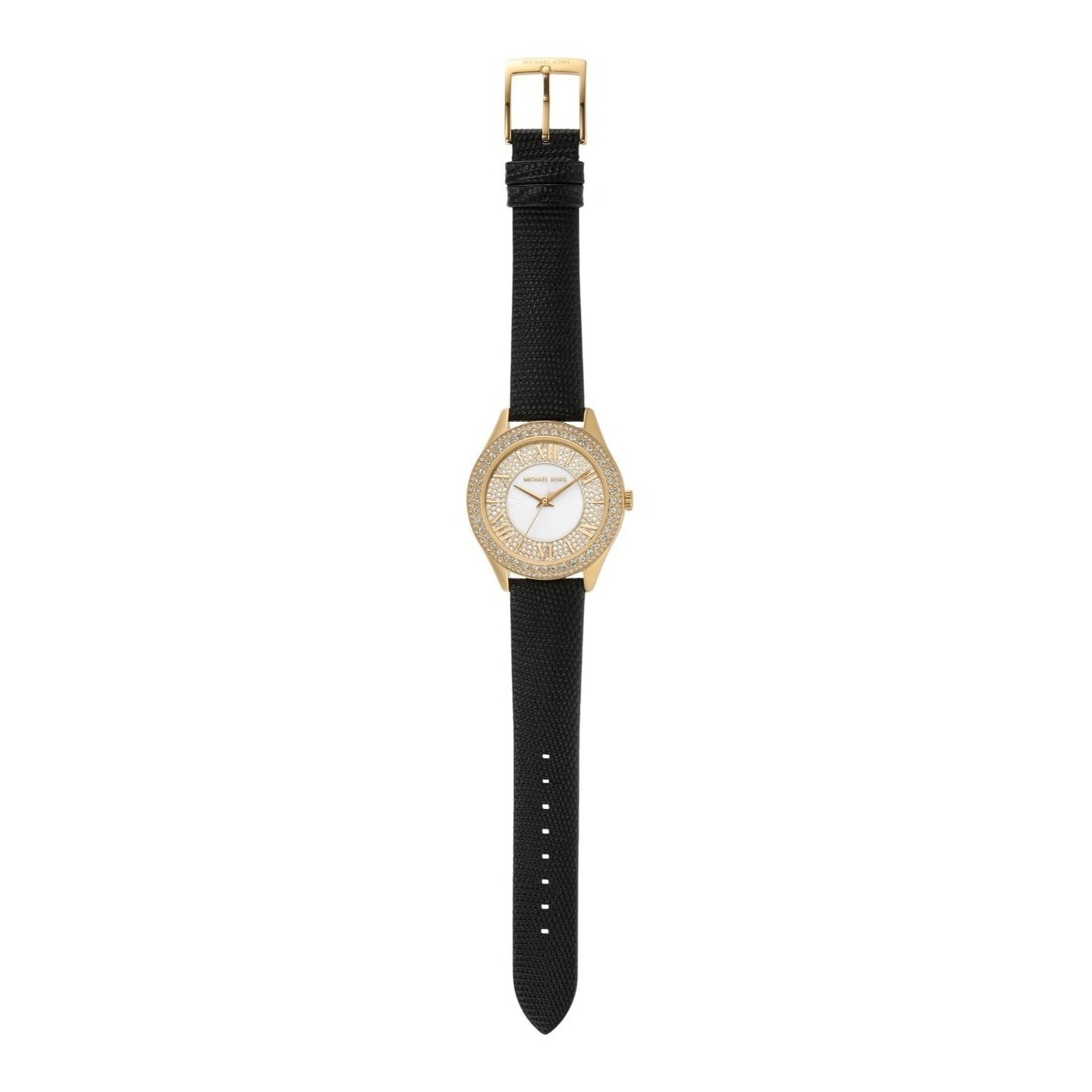  Shop Authentic Michael Kors Harlowe Analog White Dial Black Leather Strap Watch For Women - MK2988 - Luxxuri