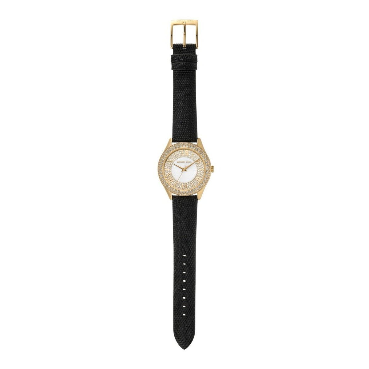  Shop Authentic Michael Kors Harlowe Analog White Dial Black Leather Strap Watch For Women - MK2988 - Luxxuri