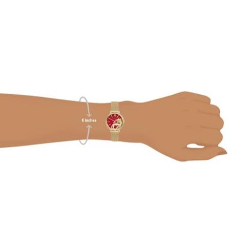  Shop Authentic Fossil Jacqueline Dragonsteel Limited Edition Red Dial Gold Mesh Strap Watch for Women - ES5316 - Luxxuri