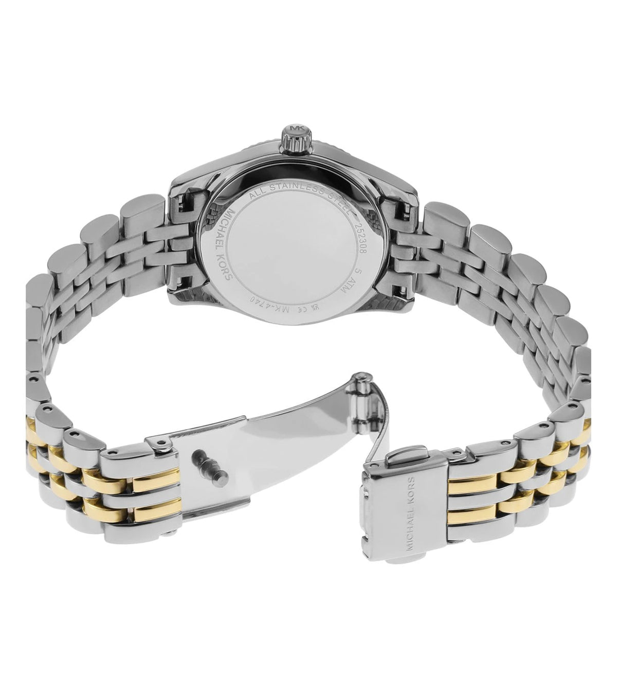  Shop Authentic Michael Kors Lexington Analog Silver Dial Two Tone Steel Strap Watch for Women - MK4740 - Luxxuri