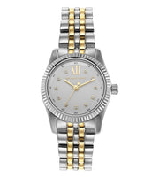  Shop Authentic Michael Kors Lexington Analog Silver Dial Two Tone Steel Strap Watch for Women - MK4740 - Luxxuri