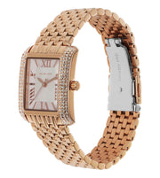  Shop Authentic Michael Kors Emery Three-Hand White Dial Rose Gold Steel Strap Watch for Women - MK4743 - Luxxuri