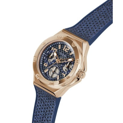  Shop Authentic Guess Asteria Multifunction Blue Dial Blue Rubber Strap Watch For Women - GW0620L3 - Luxxuri