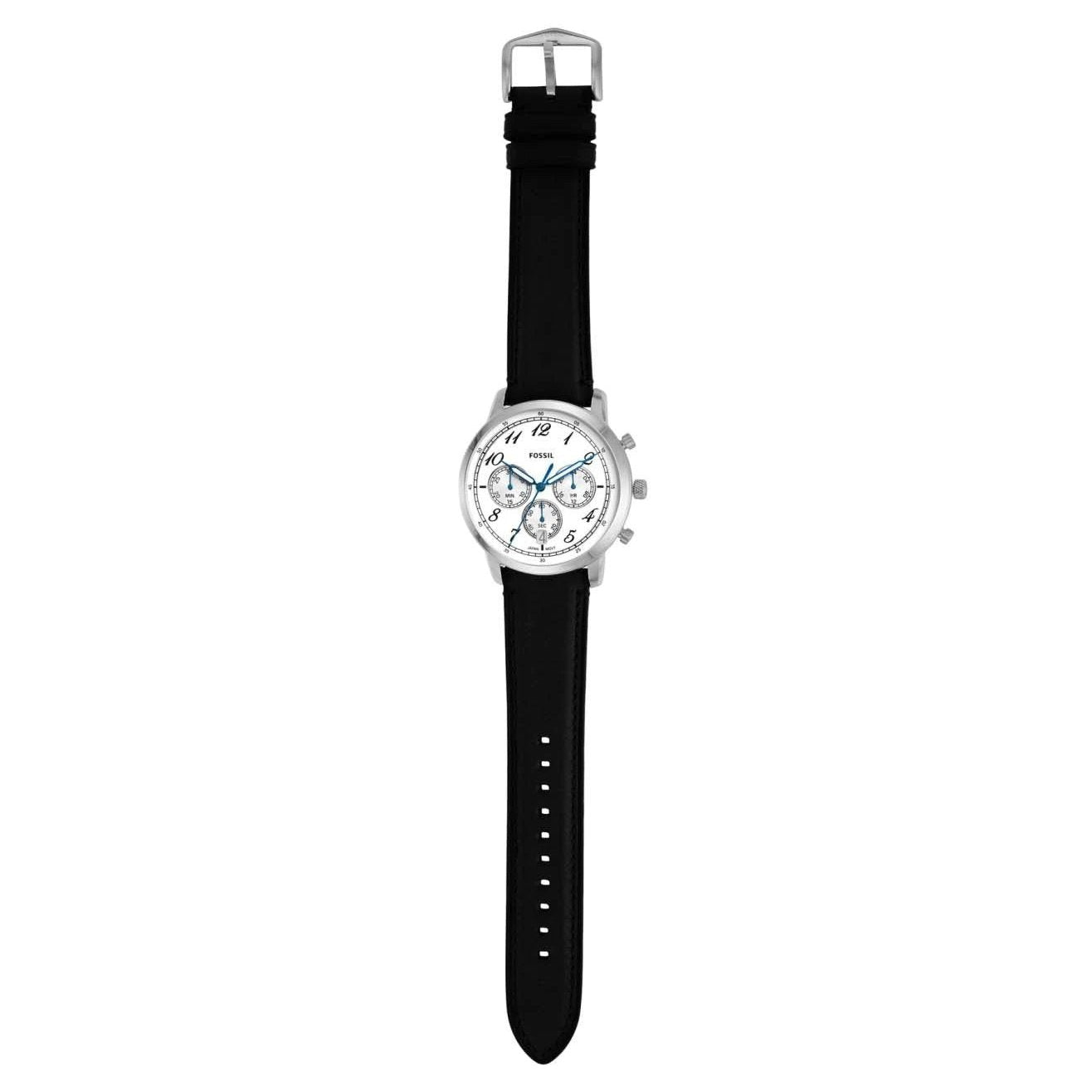 Shop Authentic Fossil Neutra Chronograph White Dial Black Leather Strap Watch for Men - FS6023 - Luxxuri