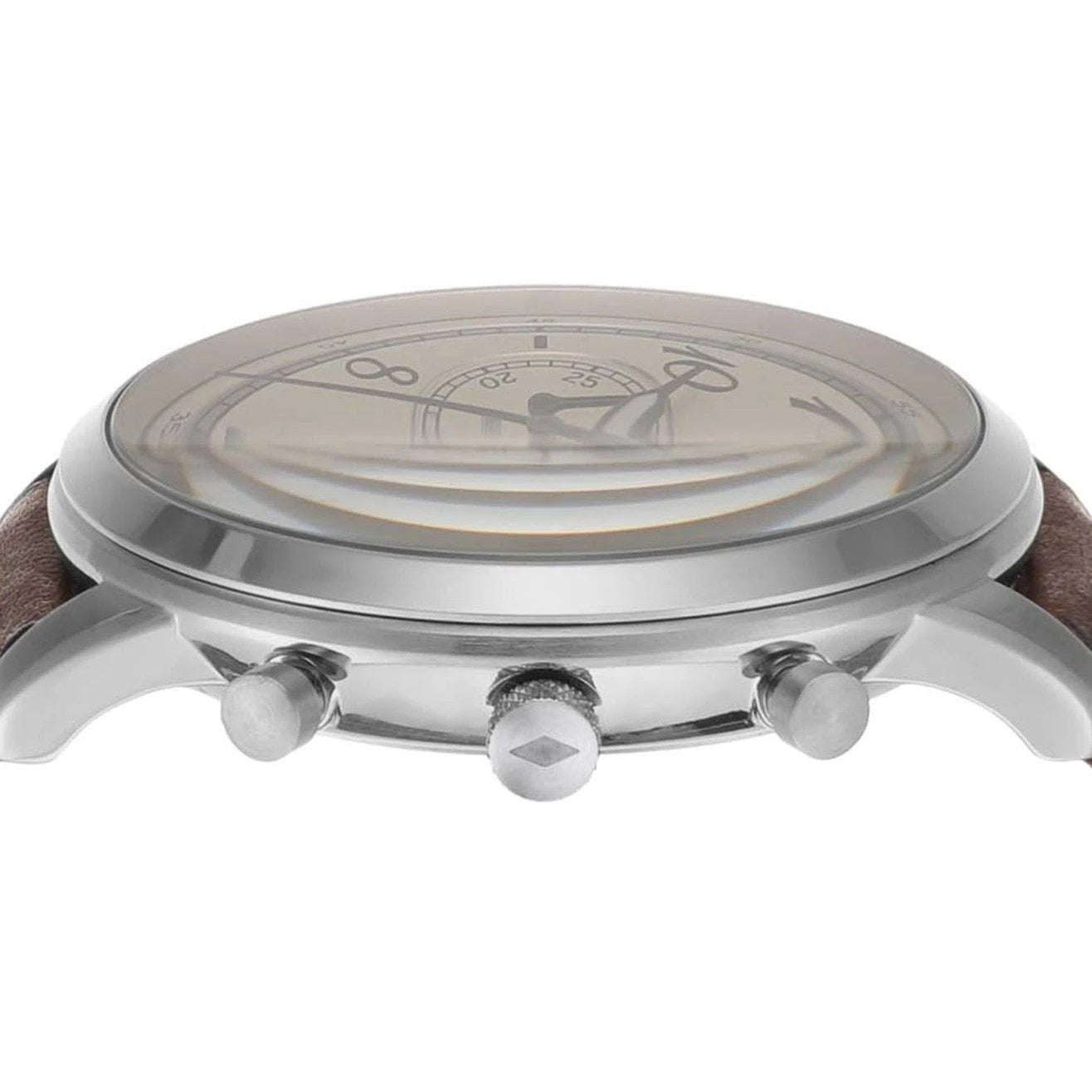  Shop Authentic Fossil Neutra Chronograph White Dial Brown Leather Strap Watch for Men - FS6022 - Luxxuri