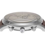  Shop Authentic Fossil Neutra Chronograph White Dial Brown Leather Strap Watch for Men - FS6022 - Luxxuri