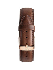  Shop Authentic Daniel Wellington Bristol Black Dial Brown Leather Strap Watch For Men - DW00100125 - Luxxuri