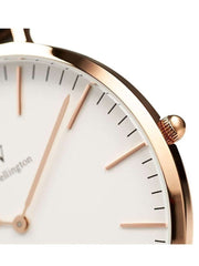  Shop Authentic Daniel Wellington Classic Bristol White Dial Brown Leather Strap Watch For Men - DW00100009 - Luxxuri