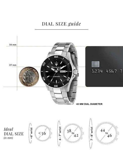  Shop Authentic Maserati Competizione Automatic Black Dial Silver Steel Strap Watch For Men - R8823100002 - Luxxuri
