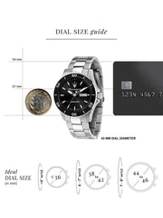  Shop Authentic Maserati Competizione Automatic Black Dial Silver Steel Strap Watch For Men - R8823100002 - Luxxuri