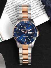  Shop Authentic Maserati Competizione Automatic Blue Dial Two Tone Steel Strap Watch For Men - R8823100001 - Luxxuri