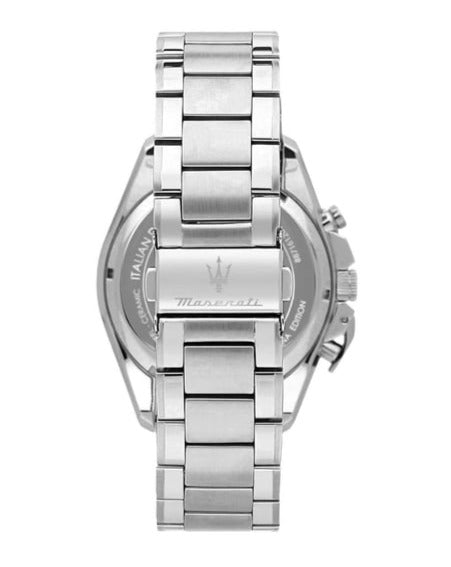  Shop Authentic Maserati Traguardo Chronograph Modena Edition Blue Dial Silver Steel Strap Watch For Men - R8871612039 - Luxxuri