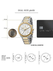 Shop Authentic Maserati Stile Chronograph White Dial Two Tone Steel Strap Watch For Men - R8873642009 - Luxxuri
