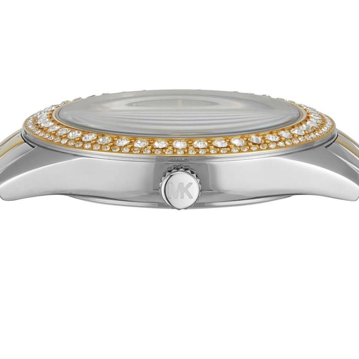  Shop Authentic Michael Kors Harlowe Three-Hand Crystals White Dial Two Tone Steel Strap Watch for Women - MK4811 - Luxxuri