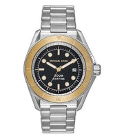  Shop Authentic Michael Kors Maritime Analog Black Dial Silver Steel Strap Watch for Men - MK9161 - Luxxuri