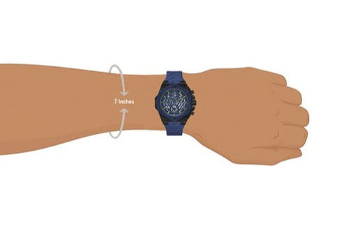  Shop Authentic Guess Formula Multifunction Blue Dial Blue Silicone Strap Watch For Men - GW0579G3 - Luxxuri