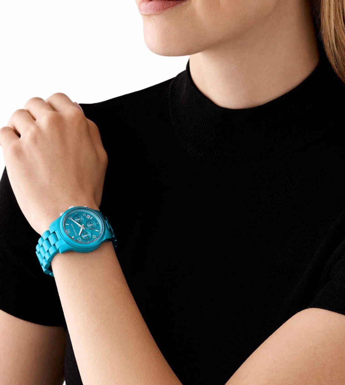  Shop Authentic Michael Kors Runway Limited Edition Blue Dial Blue Steel Strap Watch for Women - MK7479LE - Luxxuri