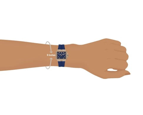  Shop Authentic Guess Libra Crystals Blue Dial Blue Silicone Strap Watch For Women - GW0618L2 - Luxxuri