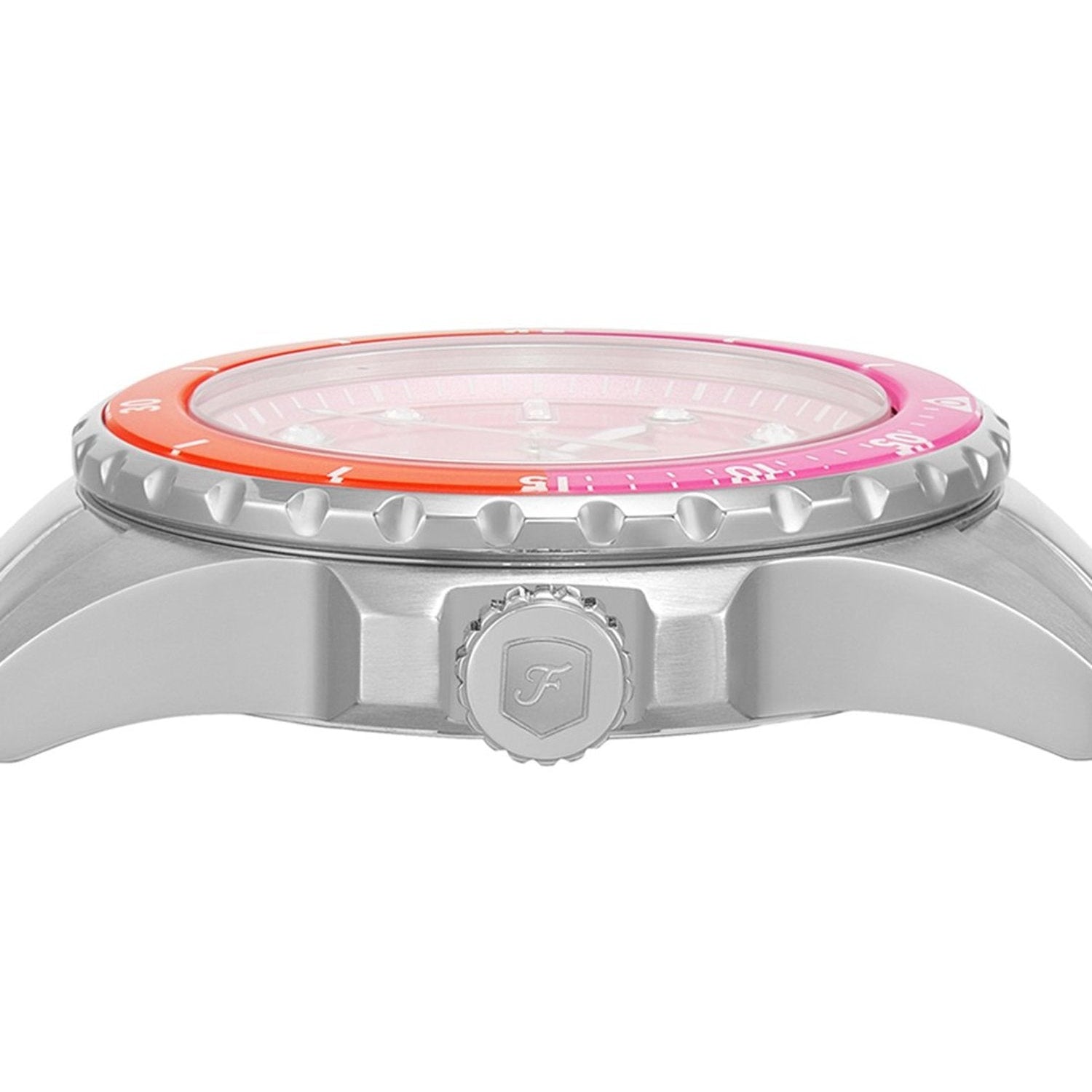  Shop Authentic Fossil Blue Dive Analog Pink Dial Silver Steel Strap Watch For Women - ES5351 - Luxxuri