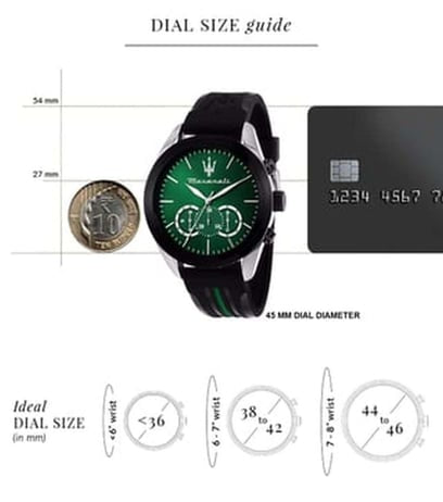  Shop Authentic Maserati Traguardo Chronograph Green Dial Black Silicone Strap Watch For Men - R8871612043 - Luxxuri