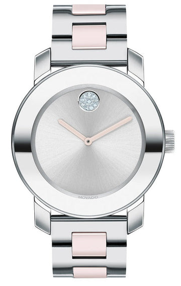  Shop Authentic Movado Bold Silver Dial Two Tone Steel Strap Watch for Women - 3600702 - Luxxuri