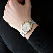  Shop Authentic Gucci G Timeless Silver Dial Two Tone Steel Strap Watch For Men - YA126409 - Luxxuri