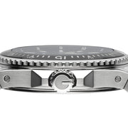  Shop Authentic Gucci Dive Quartz Black Dial Silver Steel Strap Watch For Men - YA136301B - Luxxuri