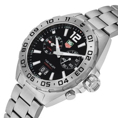  Shop Authentic Tag Heuer Formula 1 Black Dial Silver Steel Strap Watch for Men - WAZ111A.BA0875 - Luxxuri