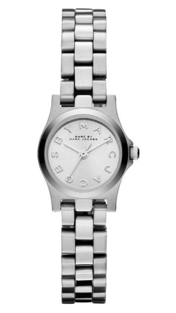  Shop Authentic Marc Jacobs Henry Dinky Silver Dial Silver Steel Strap Watch for Women - MBM3198 - Luxxuri