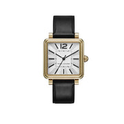  Shop Authentic Marc Jacobs Vic Silver Dial Black Leather Strap Watch for Women - MJ1437 - Luxxuri