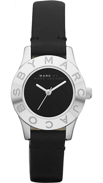 Shop Authentic Marc Jacobs Blade Black Dial Black Leather Strap Watch for Women - MBM1211 - Luxxuri