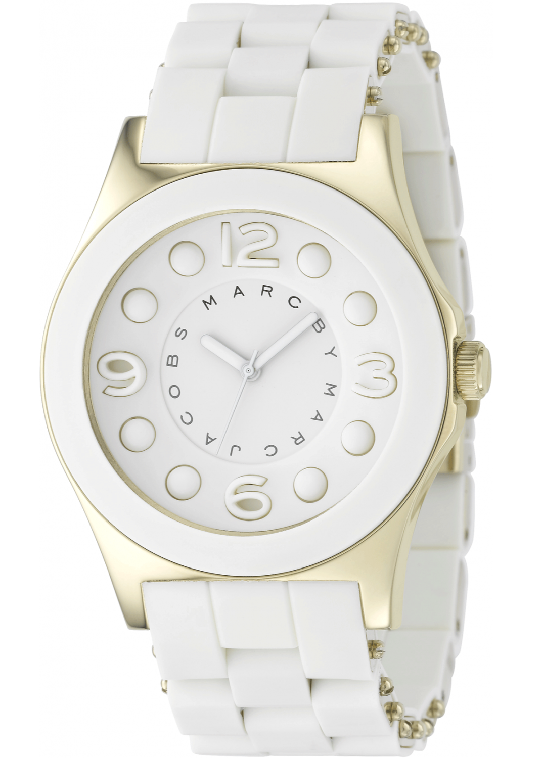  Shop Authentic Marc Jacobs Pelly White Dial White Silicone Strap Watch for Women - MBM2526 - Luxxuri