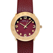 Shop Authentic Marc Jacobs Amy Red Dial Burgundy Leather Strap Watch for Women - MBM1152 - Luxxuri