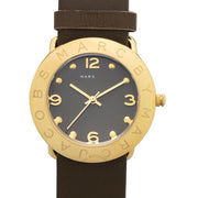  Shop Authentic Marc Jacobs Amy Grey Dial Grey Leather Strap Watch for Women - MBM1153 - Luxxuri