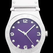  Shop Authentic Marc Jacobs Purple Dial Silver Steel Strap Watch for Women - MBM3032 - Luxxuri