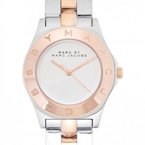  Shop Authentic Marc Jacobs Blade Silver Dial Two Tone Steel Strap Watch for Women - MBM3129 - Luxxuri