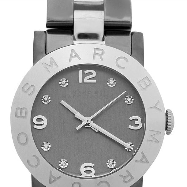  Shop Authentic Marc Jacobs Amy Grey Dial Grey Steel Strap Watch for Women - MBM3196 - Luxxuri
