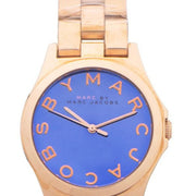  Shop Authentic Marc Jacobs Henry Blue Dial Rose Gold Steel Strap Watch for Women - MBM3213 - Luxxuri