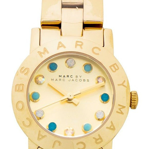  Shop Authentic Marc Jacobs Amy Dexter Gold Dial Gold Steel Strap Watch for Women - MBM3218 - Luxxuri